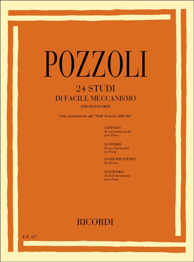 24 Studi Di Facile Meccanismo - Per Pianoforte - pro klavír